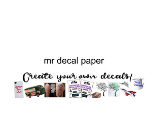 Decal Paper UK Online Shop - Water Slide Specialists MDP