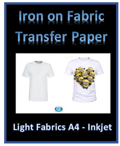 T Shirt Fabric Transfer Paper - Home print your own cotton