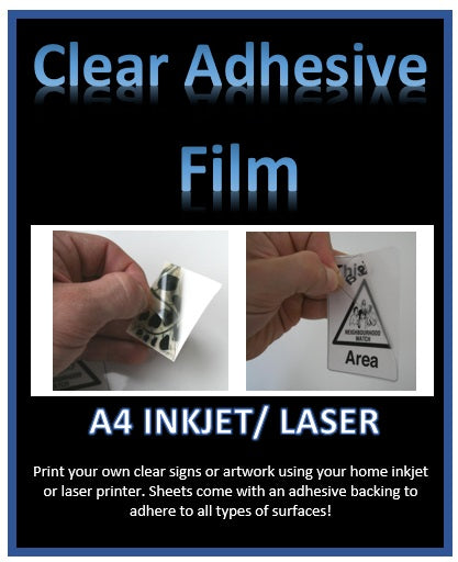 Transparent Sticker Paper Clear Adhesive Film - Print clear signs