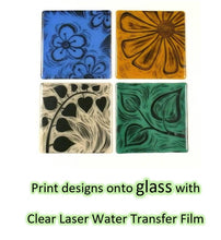 how to print on glass with laser printer waterslide decal paper